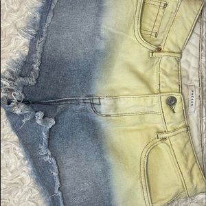 Pac Sun denim two tone shorts size 25